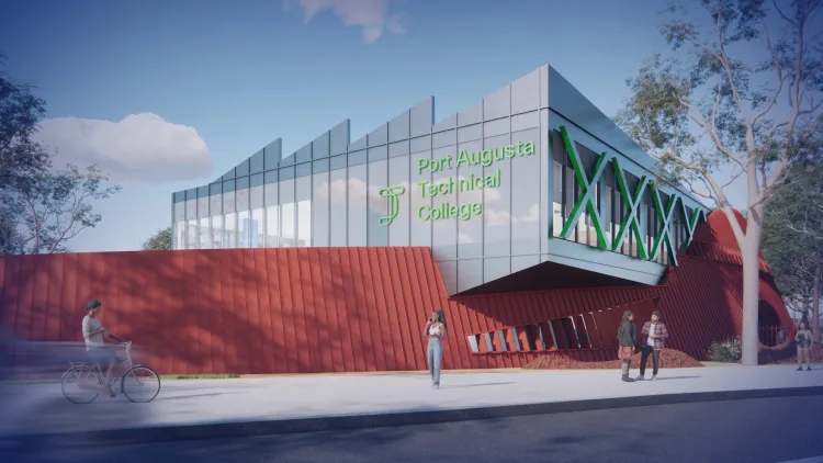 Artist impression of Port Augusta Technical College